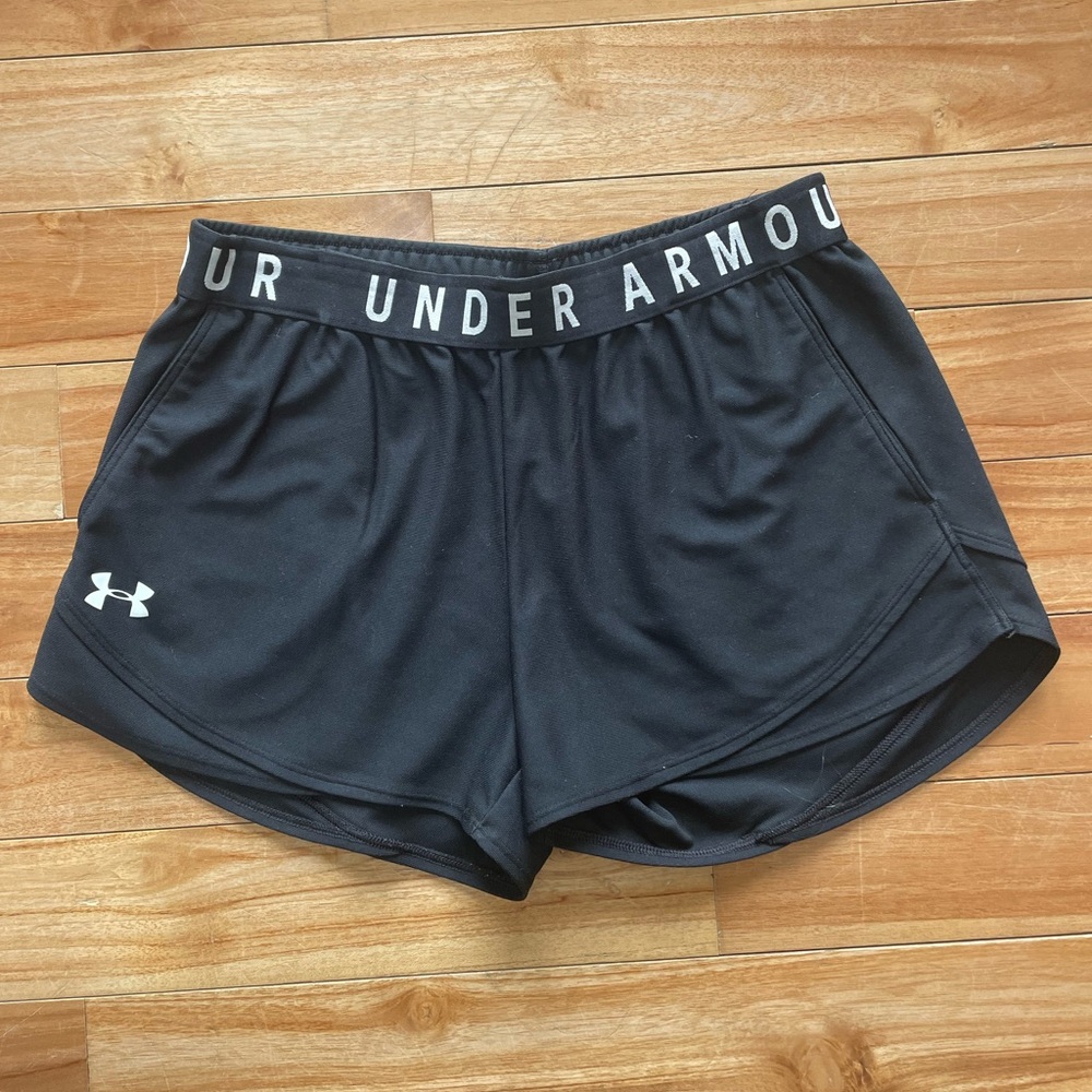 Under Armour Women's Charcoal Athletic Shorts